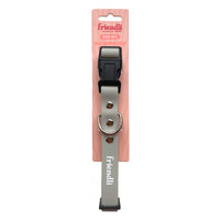 Snow Gray Waterproof Dog Collar