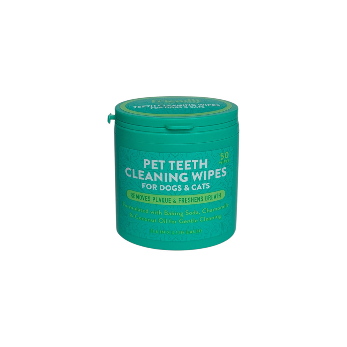 Unscented Pet Dental Finger Wipes, 50ct