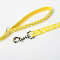 Yellow Neoprene Dog Leash, 5ft
