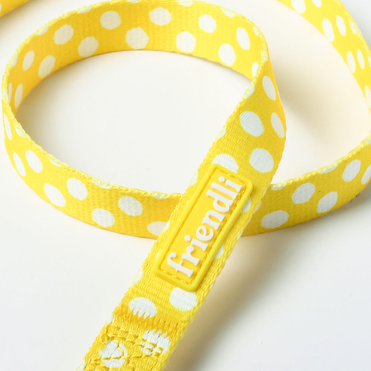 Yellow Neoprene Dog Leash, 5ft