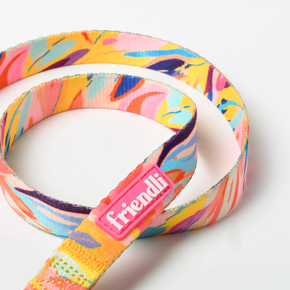 Pink Neoprene Dog Leash, 5ft