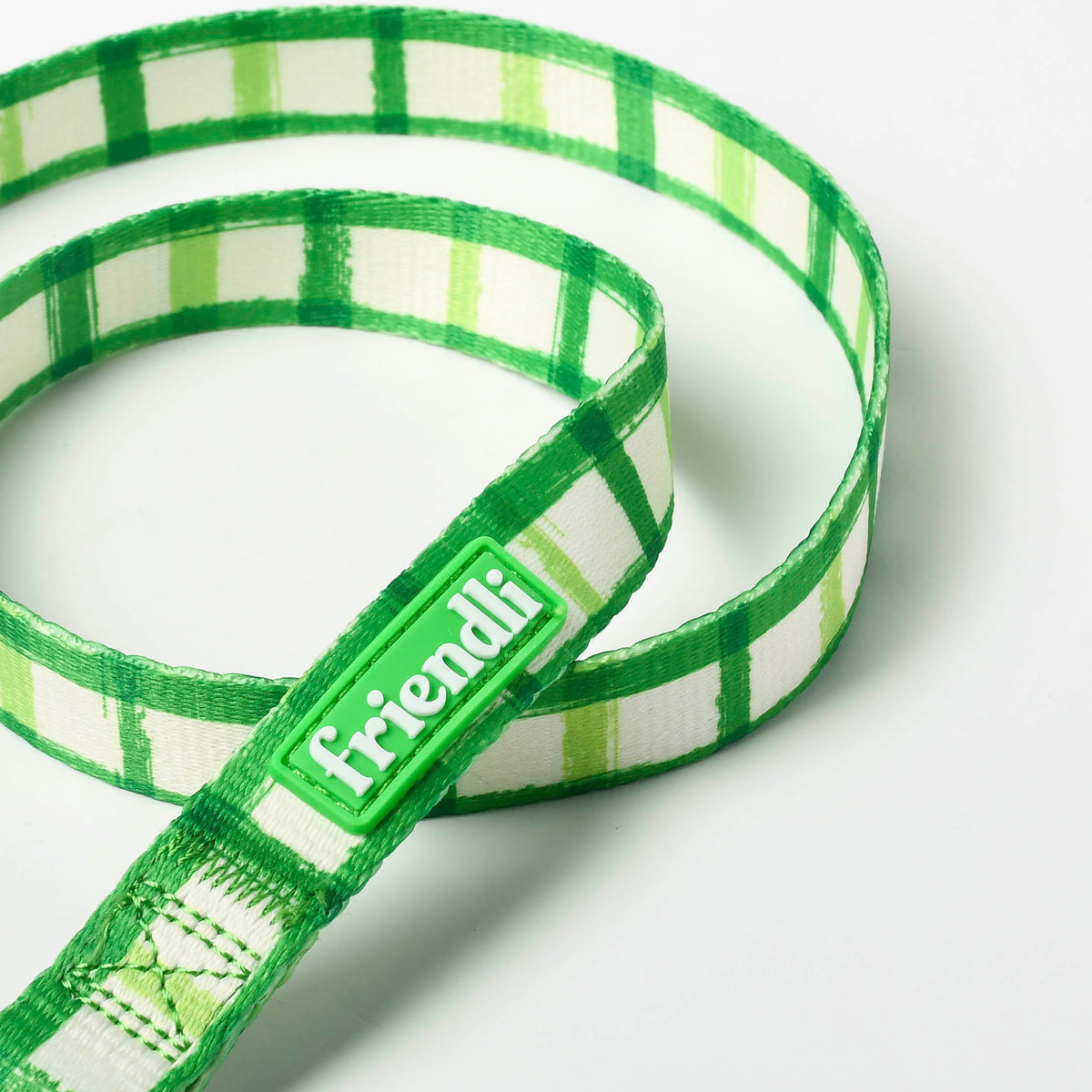 Green Neoprene Dog Leash, 5ft