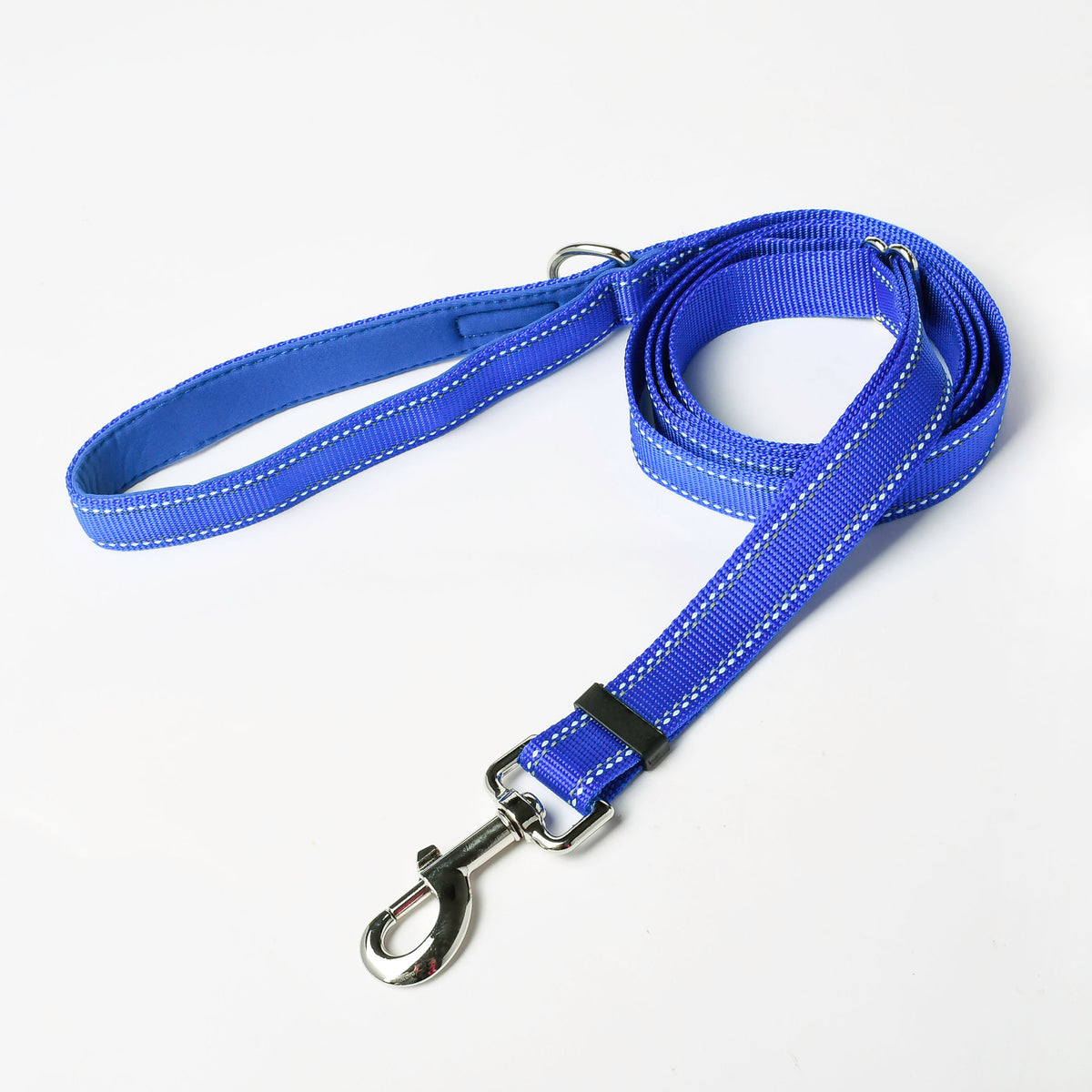 Sapphire Nylon Dog Leash, 4-6ft
