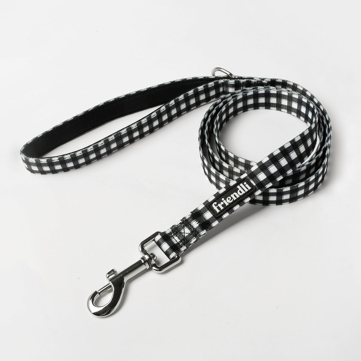 Checkered Neoprene Dog Leash, 5ft