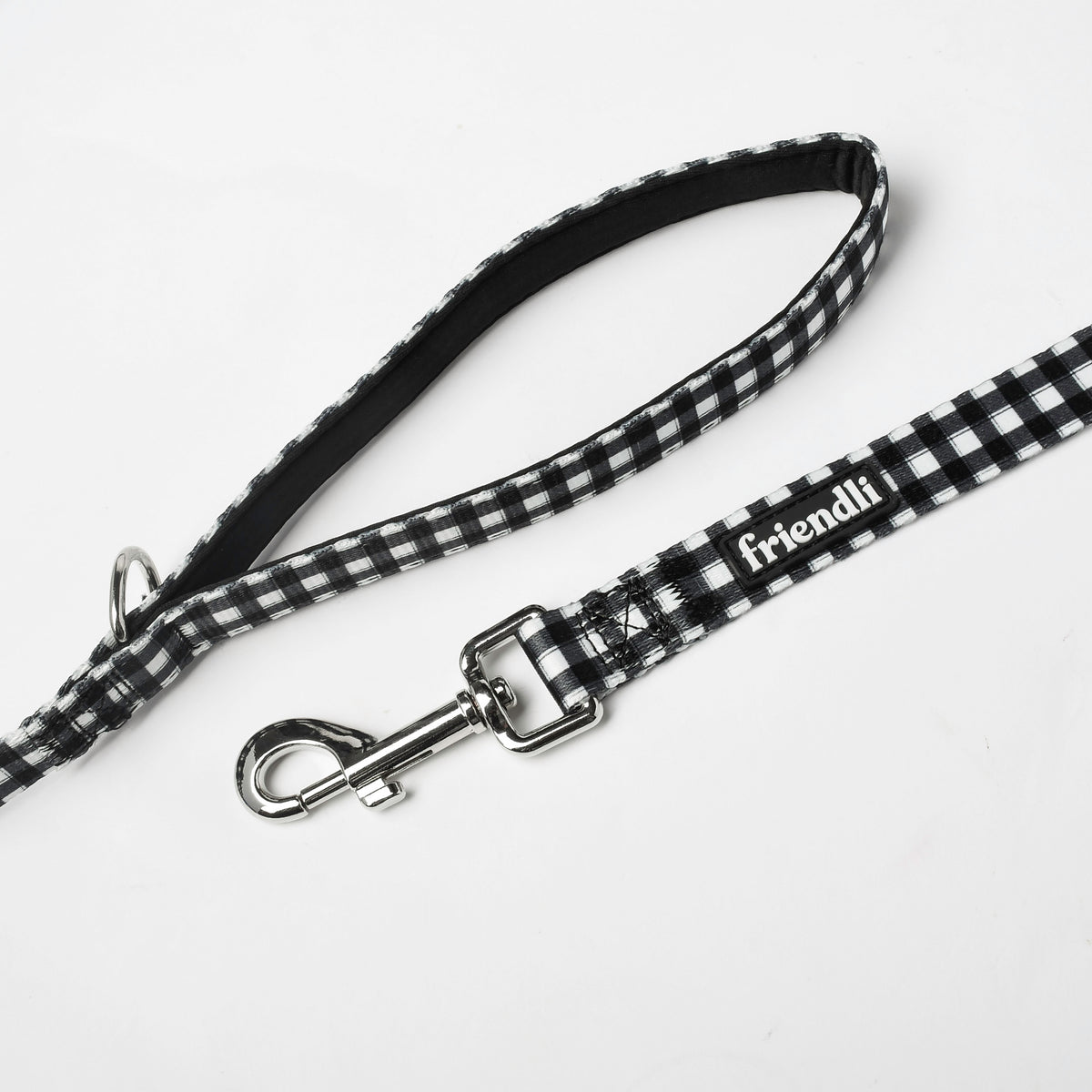 Checkered Neoprene Dog Leash, 5ft