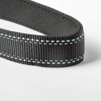 Midnight Black Nylon Dog Leash, 4-6ft