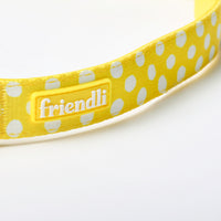 Yellow Neoprene Dog Collar, L/XL