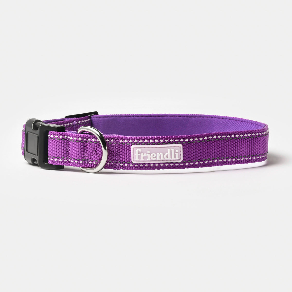Grape Nylon Dog Collar