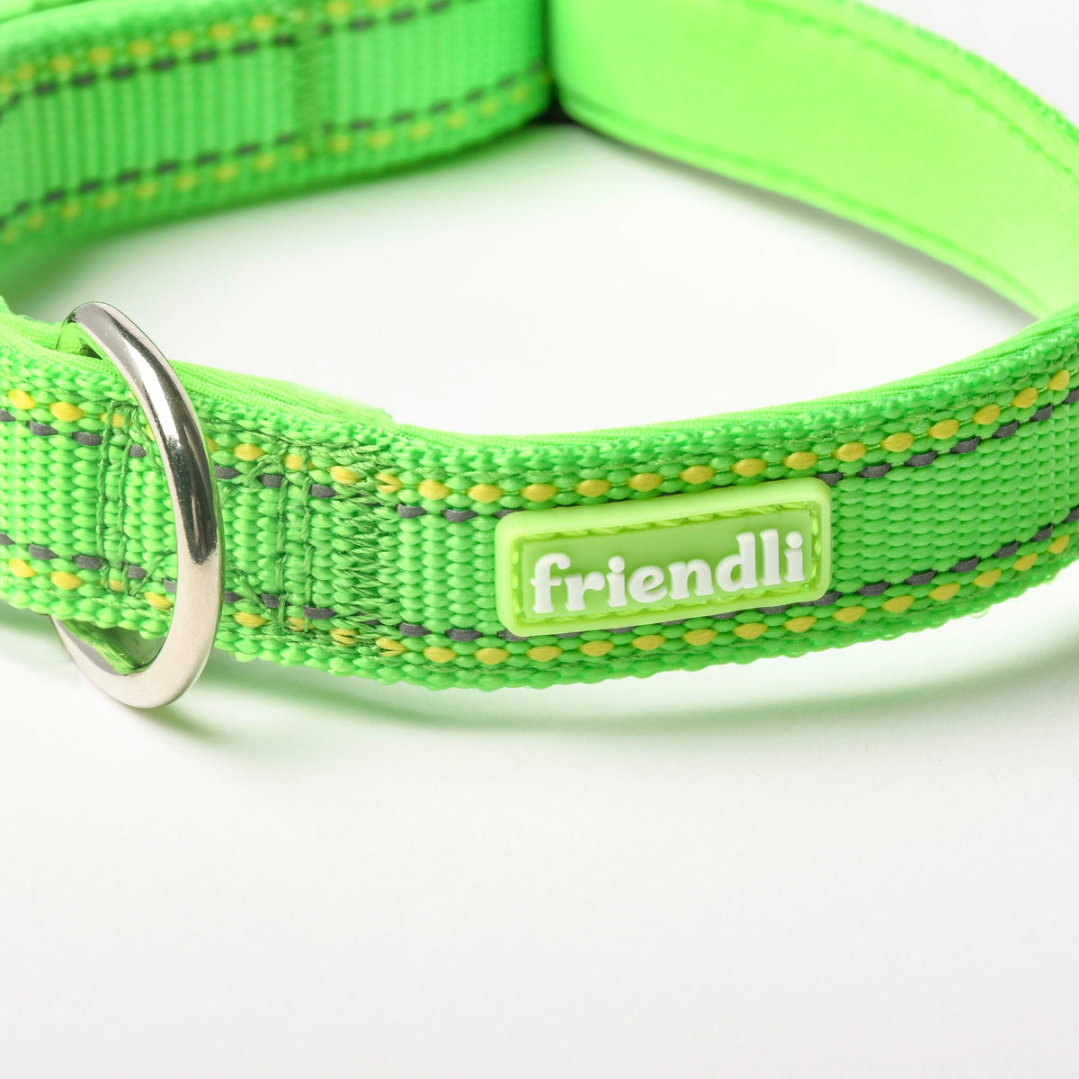 Lime Green Nylon Dog Collar