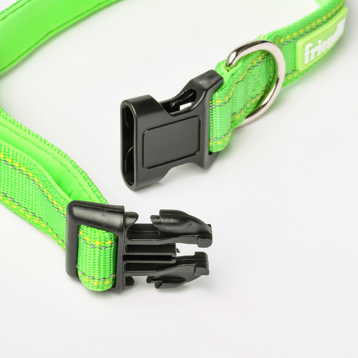 Lime Green Nylon Dog Collar