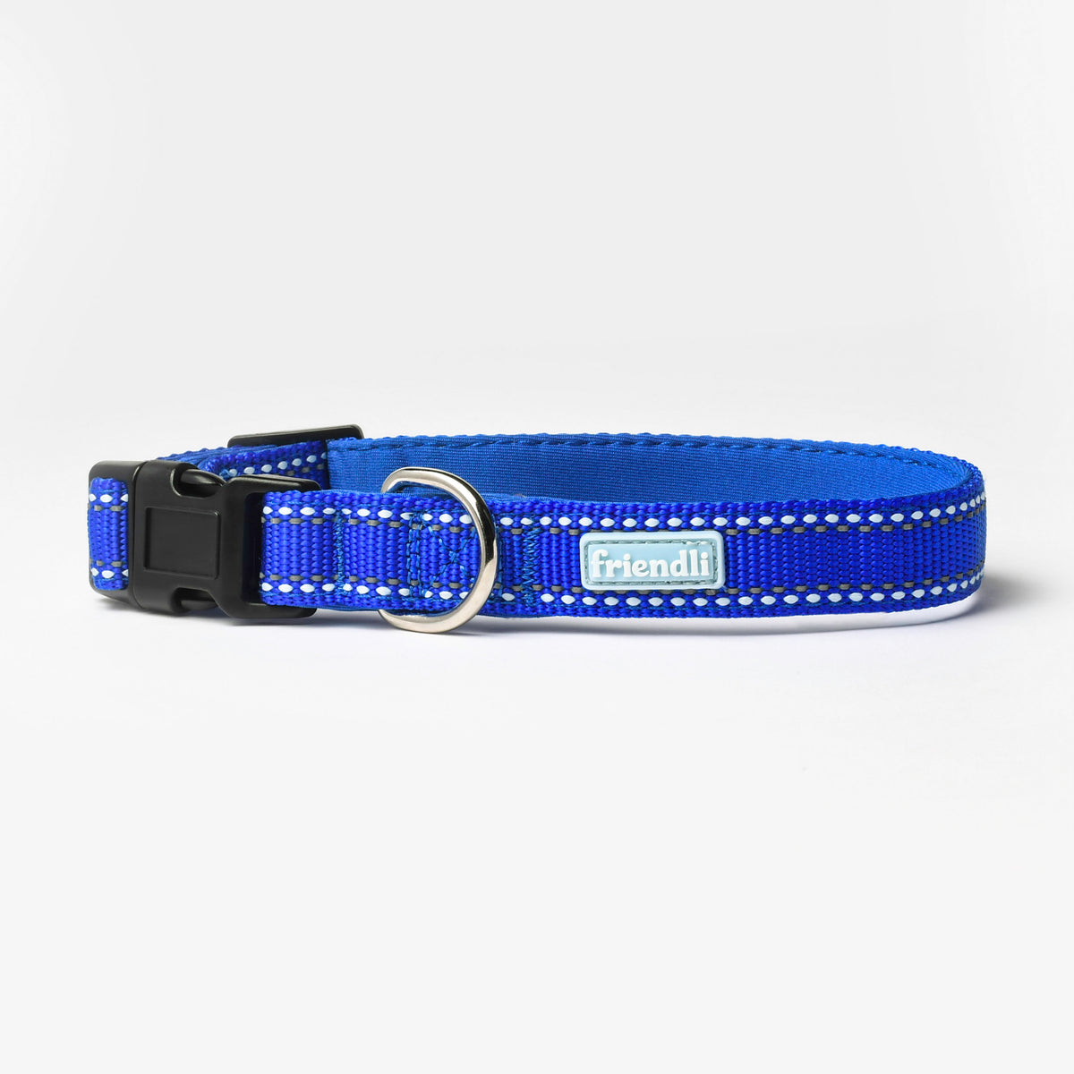 Sapphire Nylon Dog Collar