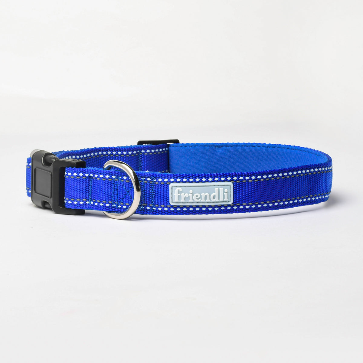 Sapphire Nylon Dog Collar