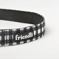 Checkered Neoprene Dog Collar, L/XL