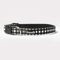 Checkered Neoprene Dog Collar, L/XL