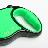 Cosmic Green Retractable Dog Leash, Small