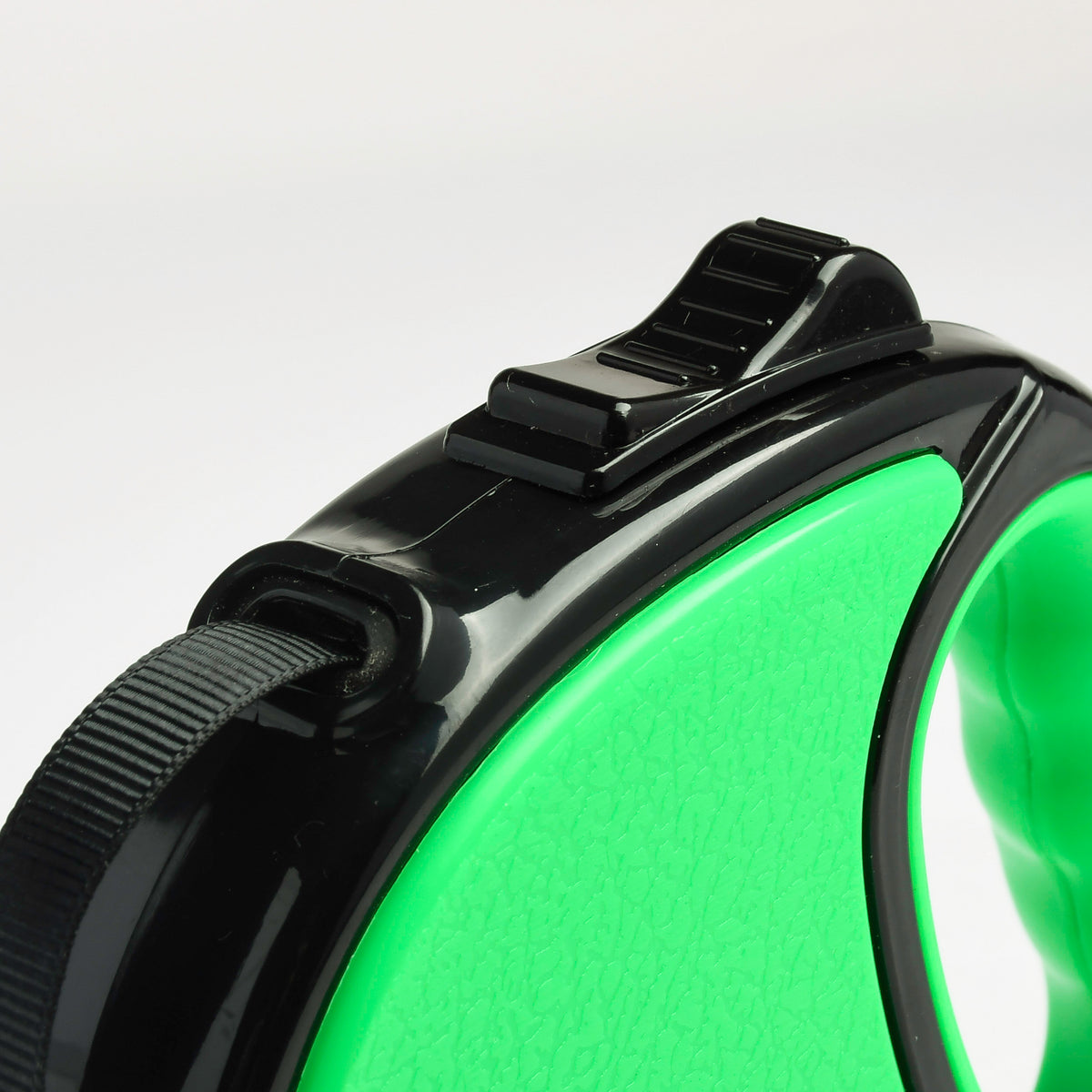 Cosmic Green Retractable Dog Leash, Small