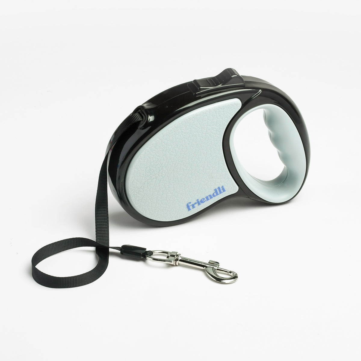 Snow Gray Retractable Dog Leash, Large