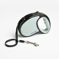 Snow Gray Retractable Dog Leash, Large