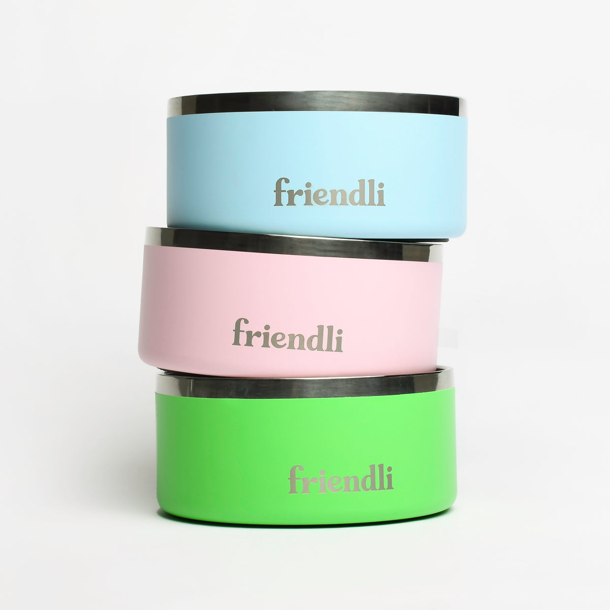 Sunshine Yellow Stainless Steel Double Wall Dog Bowl, 32oz