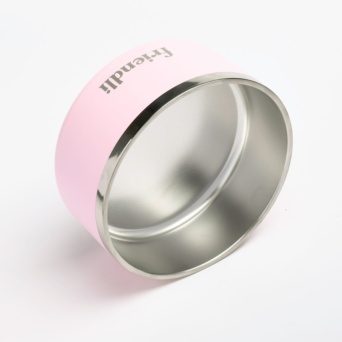 Bubblegum Stainless Steel Double Wall Dog Bowl, 32oz