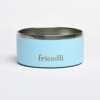 Ocean Blue Stainless Steel Double Wall Dog Bowl, 32oz