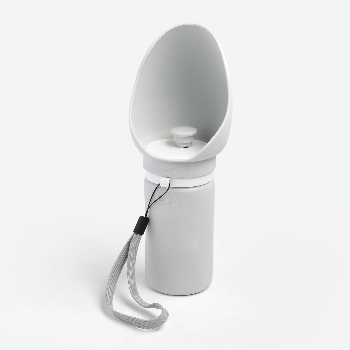 Pet Silicone Foldable Travel Water Bottle, 350ml