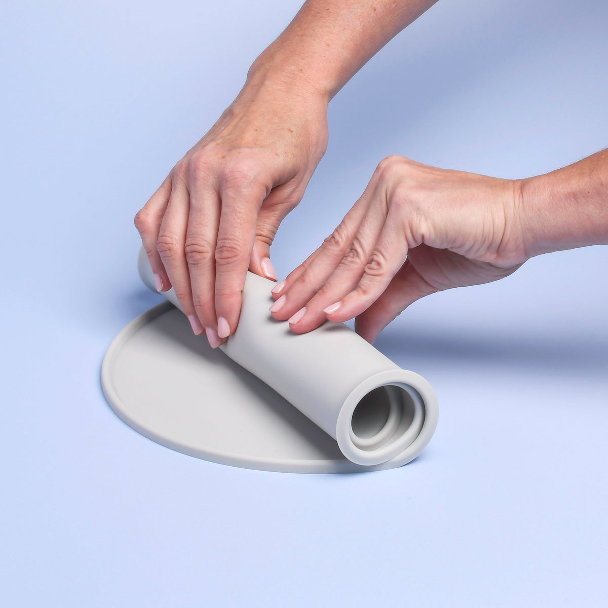 Snow Gray Silicone Placemat