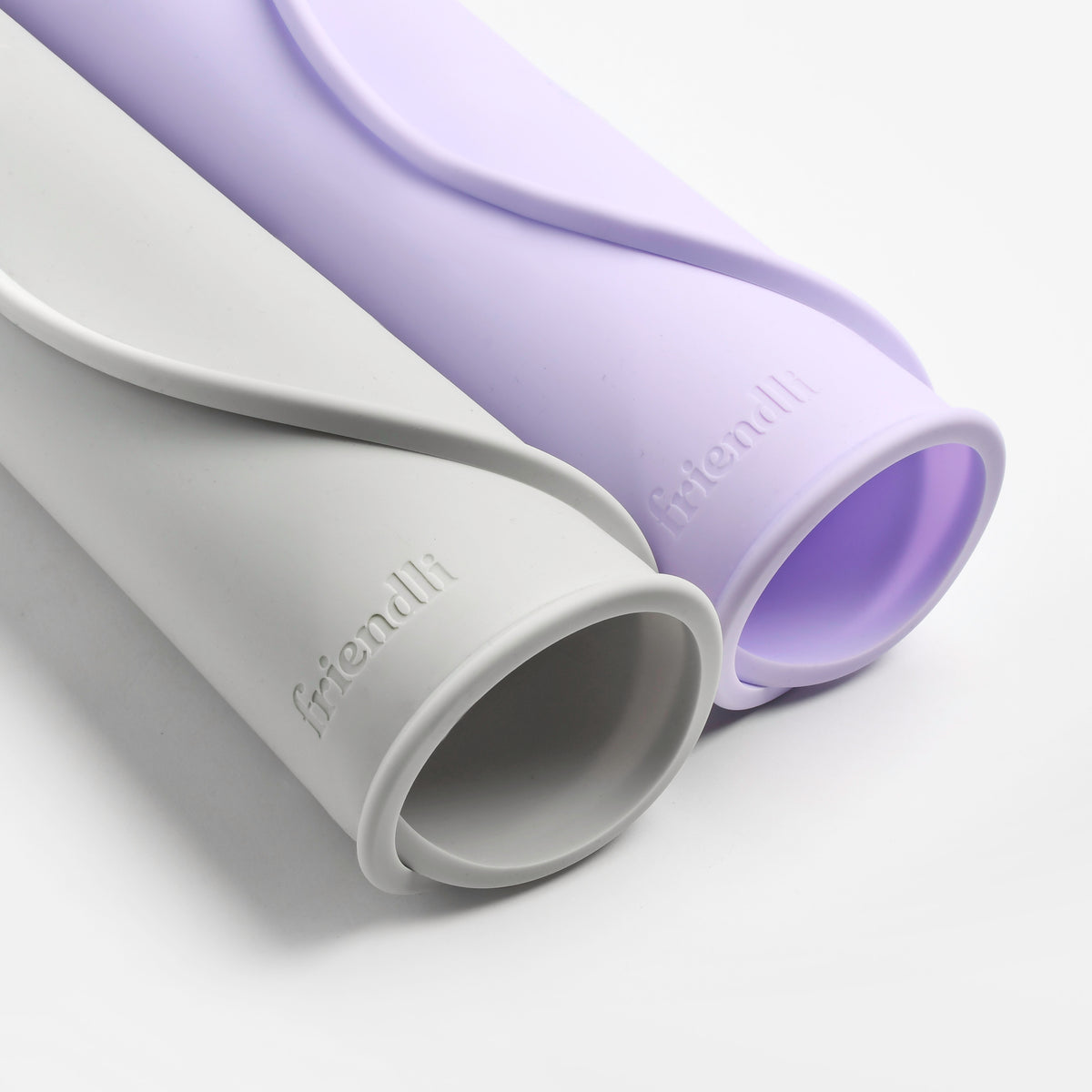 Snow Gray Silicone Placemat