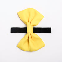 Sunshine Yellow Dog Bow Tie, 1ct