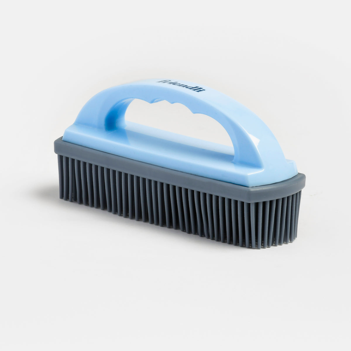 Dog Rubber Hair Removing Brush w/ Handle