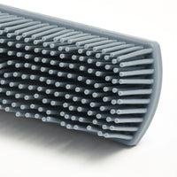 Dog Rubber Hair Removing Brush w/ Handle