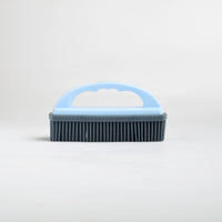 Dog Rubber Hair Removing Brush w/ Handle