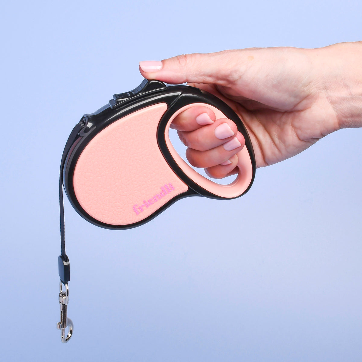 Bubblegum Retractable Small Pet Leash, Small