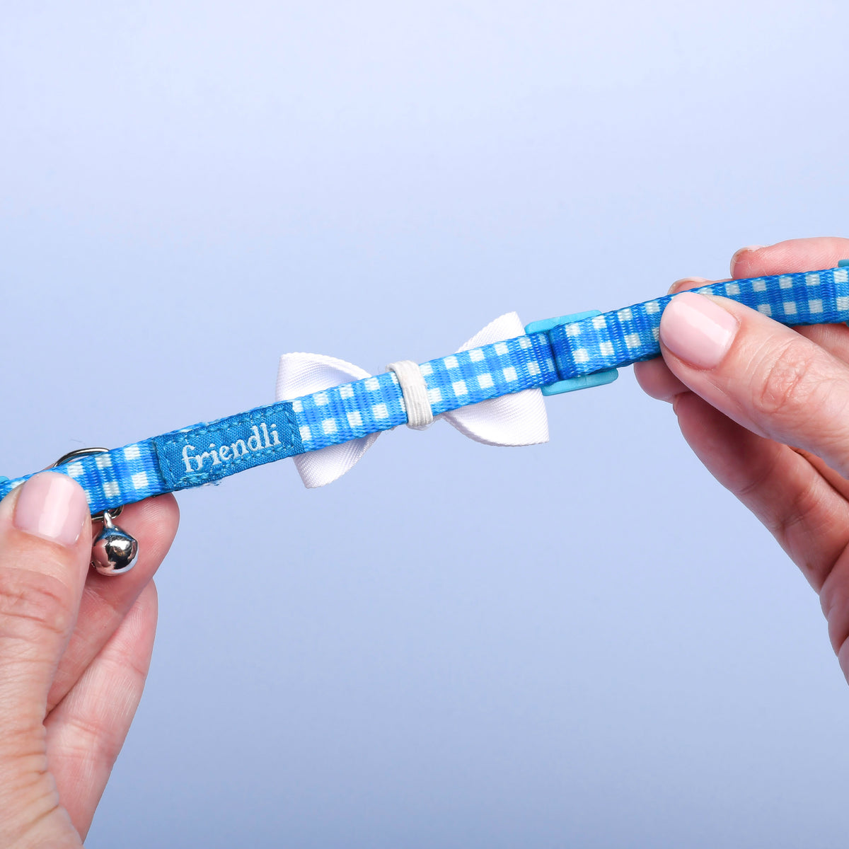 White/Pink Nylon Small Pet Bow Ties, 3ct