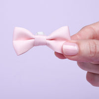 White/Pink Nylon Small Pet Bow Ties, 3ct