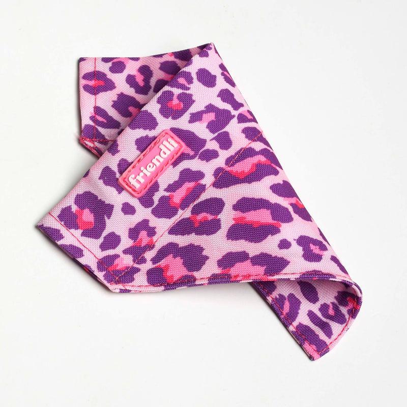 Pink Leopard Small Pet Bandana, 1ct