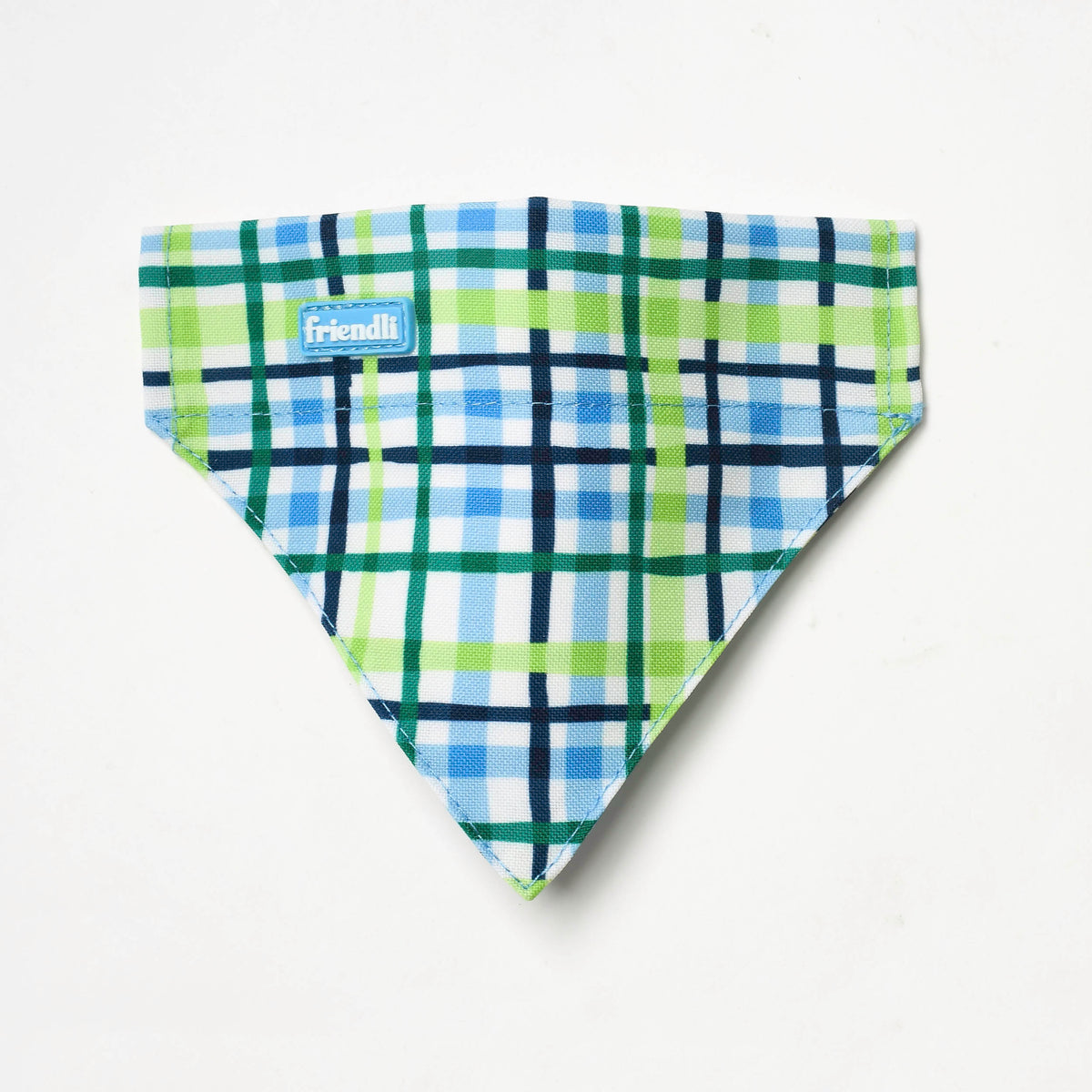 Blue Flannel Small Pet Bandana, 1ct