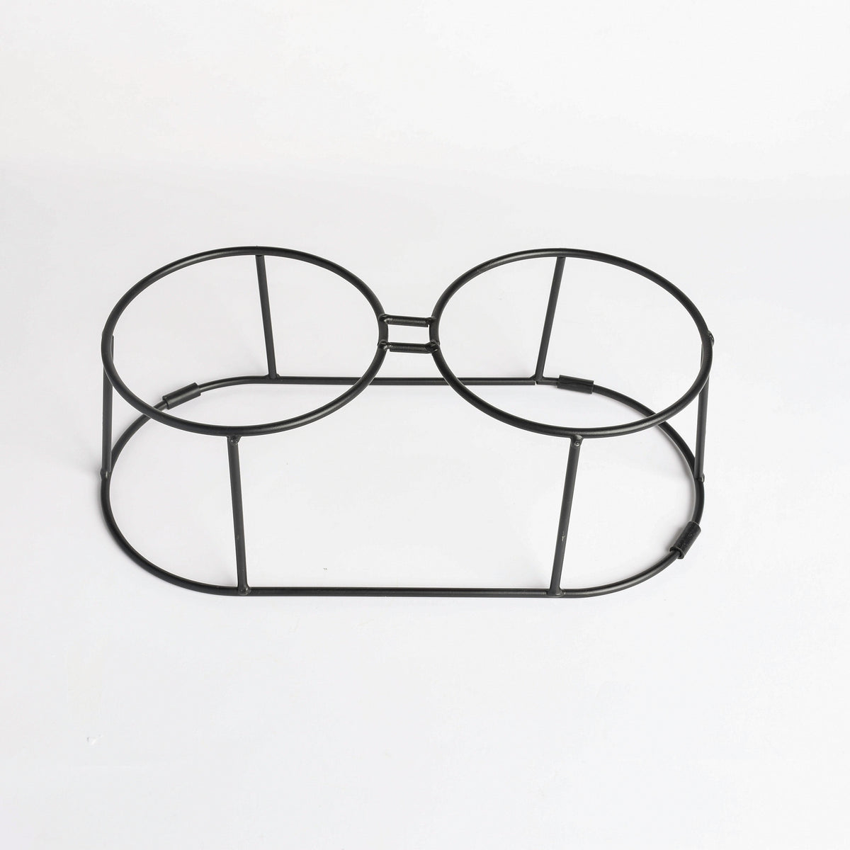 Small Pet Elevated Double Stainless Steel Feeder