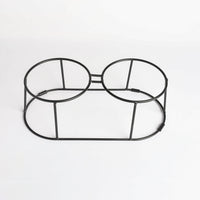 Small Pet Elevated Double Stainless Steel Feeder