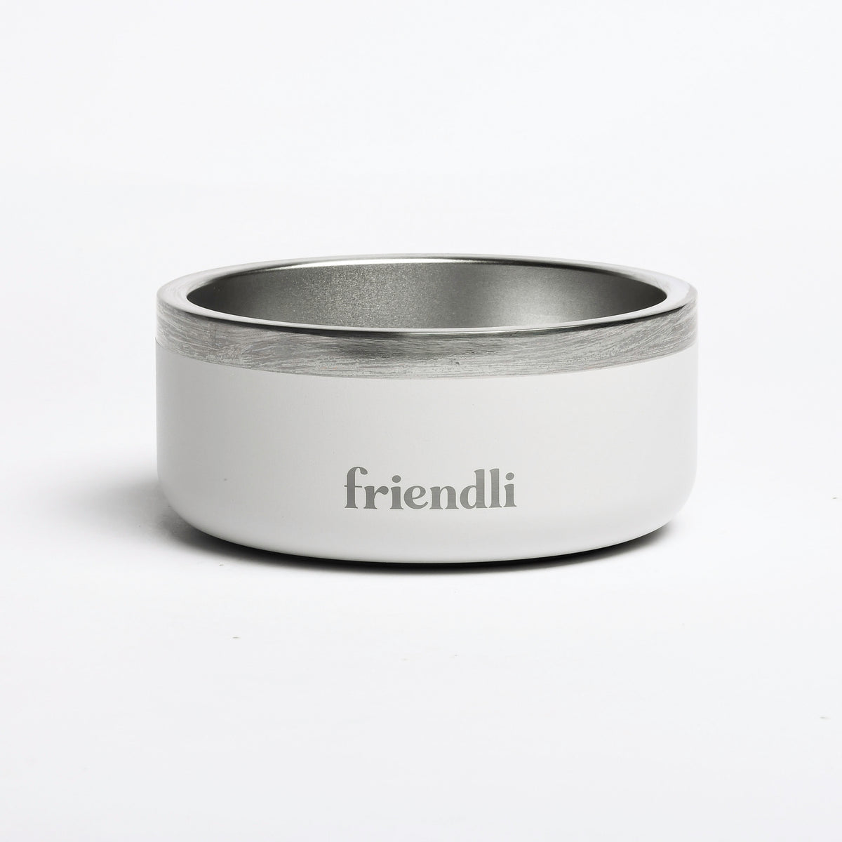 Snow Gray Stainless Steel Double Wall Bowl, 12oz