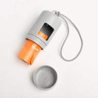 Snow Gray Dog Waste Bag Holder