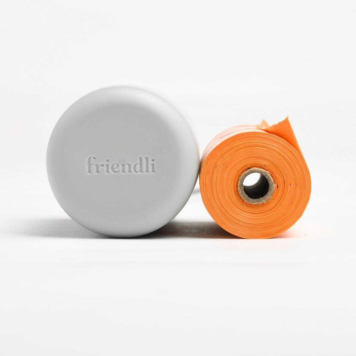 Snow Gray Dog Waste Bag Holder