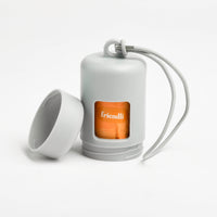 Snow Gray Dog Waste Bag Holder