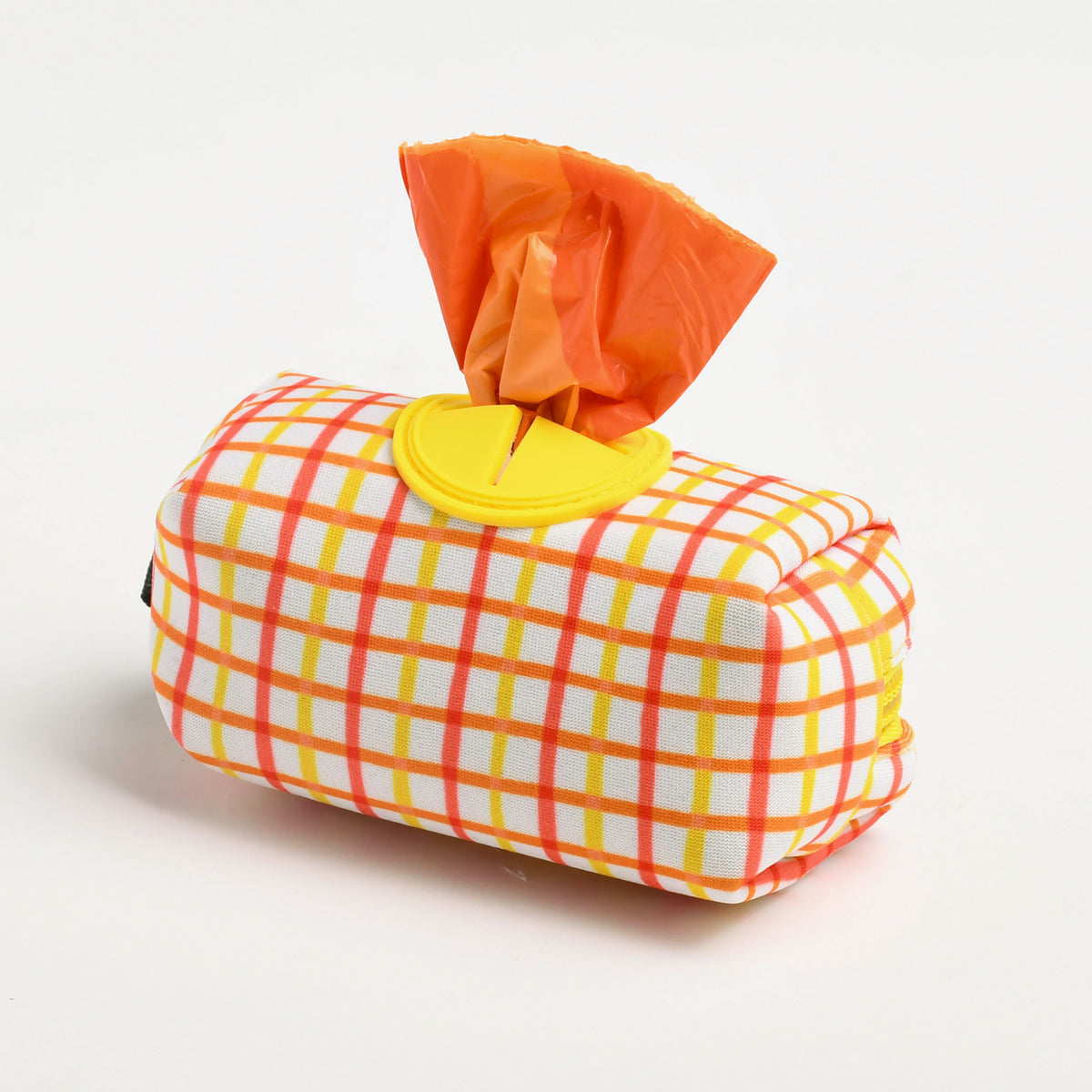 Tangerine Neoprene Dog Waste Bag Holder