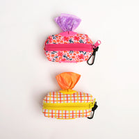 Floral Neoprene Dog Waste Bag Holder