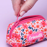 Floral Neoprene Dog Waste Bag Holder