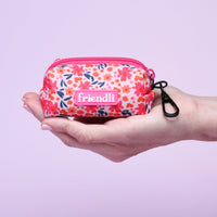 Floral Neoprene Dog Waste Bag Holder