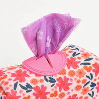 Floral Neoprene Dog Waste Bag Holder