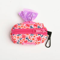 Floral Neoprene Dog Waste Bag Holder