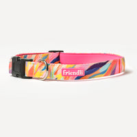 Pink Neoprene Dog Collar